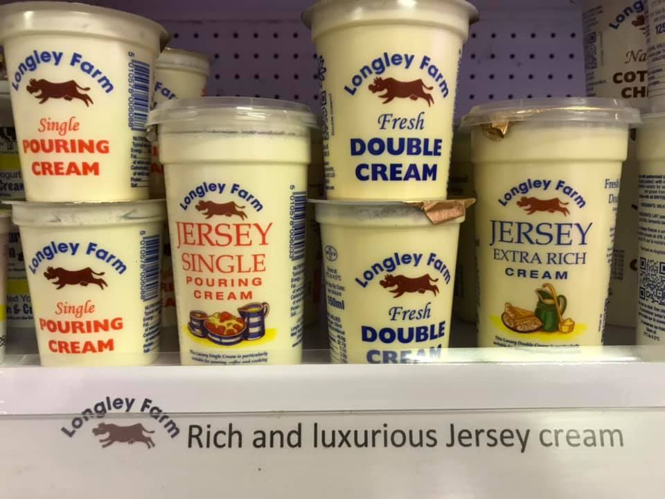 Cream from Longley Farm