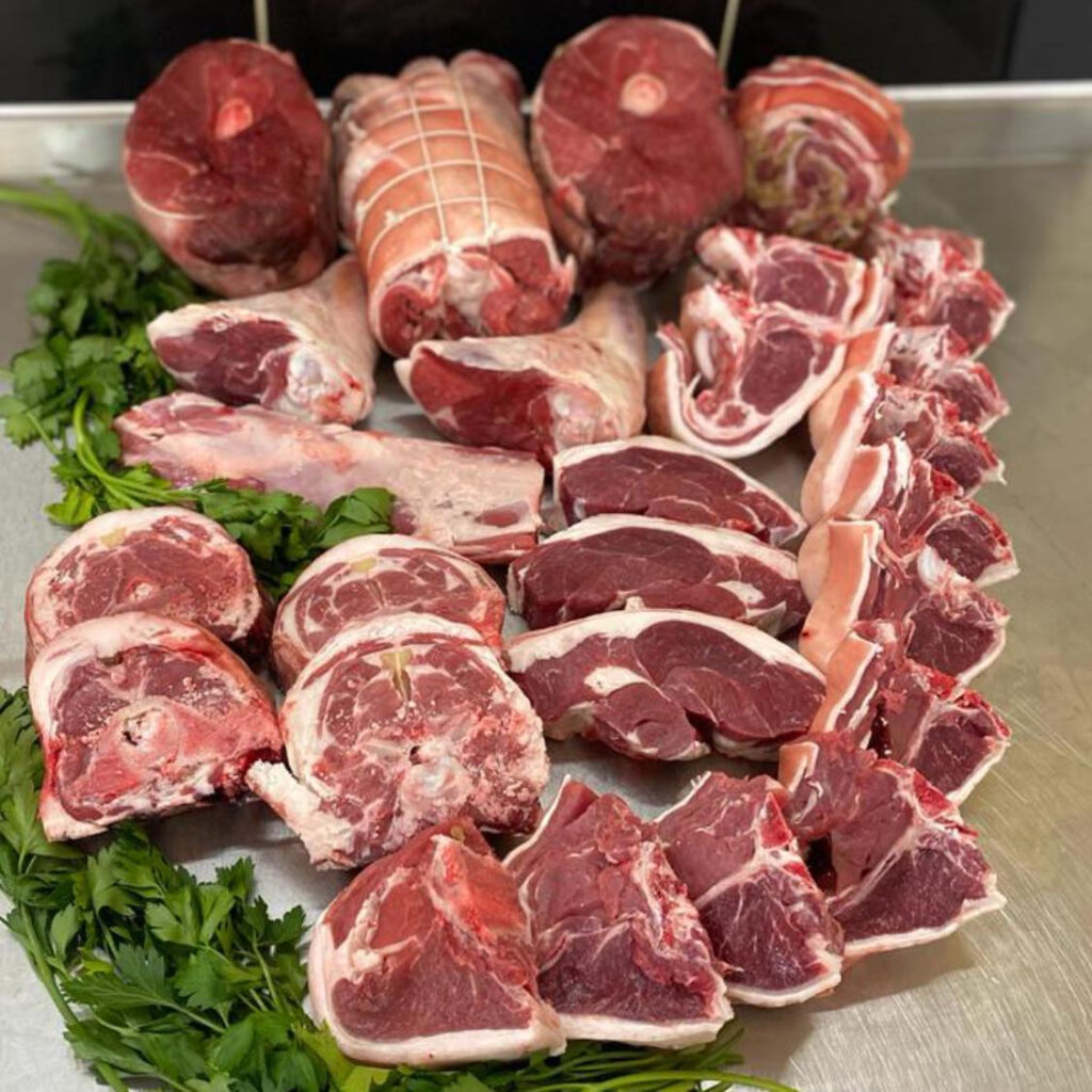 Moor Farm butcher counter display