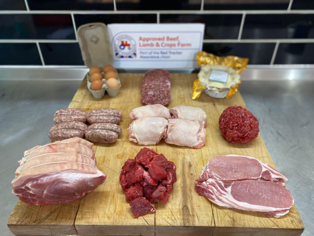 Moor Farm butcher counter display