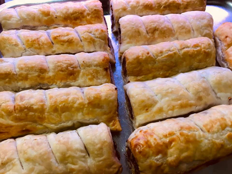 homemade sausage rolls
